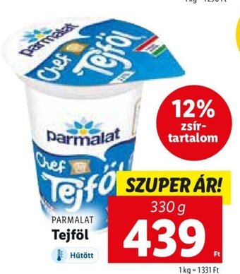 Lidl Parmalat Tejföl 330 g ajánlat
