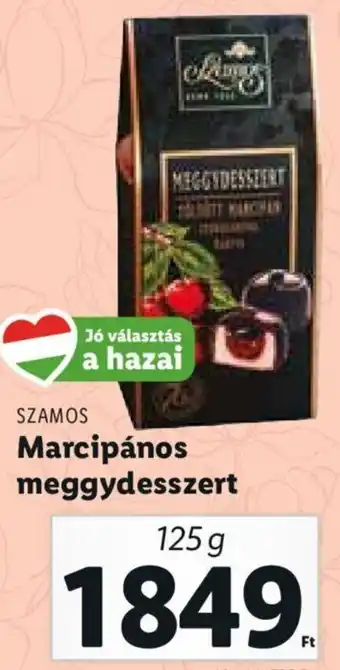 Szamos Marcipános meggydesszert 125 g