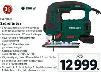 Lidl Parkside Szúrófűrész 1 db ajánlat