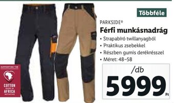 Lidl Parkside Férfi munkásnadrág 1 db ajánlat