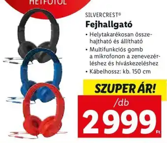 Silvercrest Fejhallgató 1 db