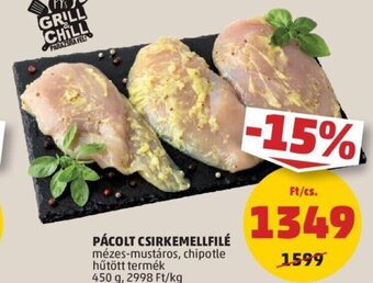PENNY Pácolt csirkemellfilé 450 g ajánlat