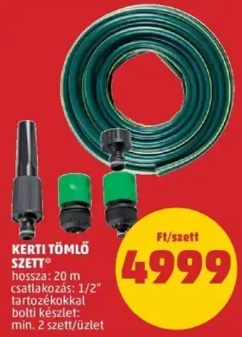 PENNY Kerti tömlő szett ajánlat