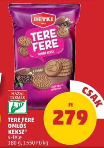 PENNY Detki Tere fere omlós keksz 180 g ajánlat