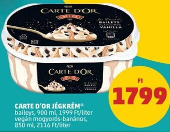 PENNY Carte D'Or Jégkrém 850 / 900 ml ajánlat