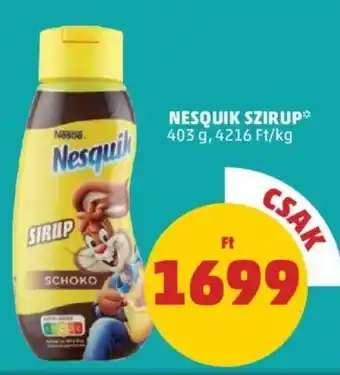 PENNY Nestlé Nesquik Szirup 403 g ajánlat