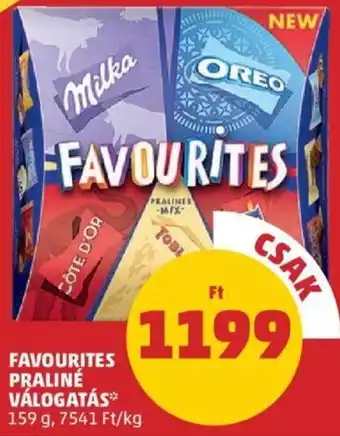 PENNY Favourites praliné válogatás 159 g ajánlat