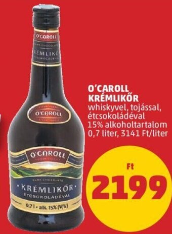 PENNY O'Caroll Krémlikőr 0,7 l ajánlat