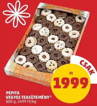 PENNY Pepita vegyes teasütemény 800 g ajánlat