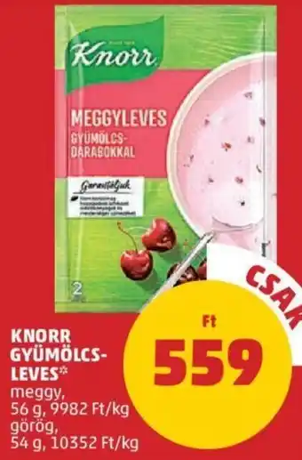 PENNY Knorr Gyümölcs- leves 54 / 56 g ajánlat