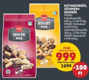 Penny Ostyakeverék, sütemény- keverék 400 / 500 g