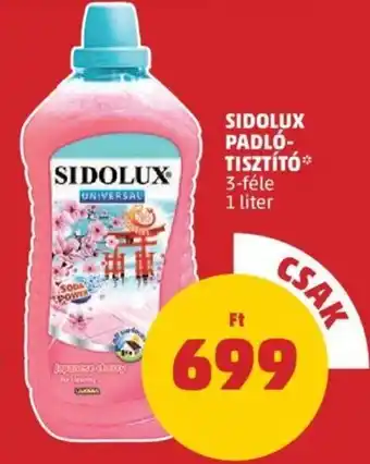 PENNY Sidolux Padló- tisztító 1 l ajánlat