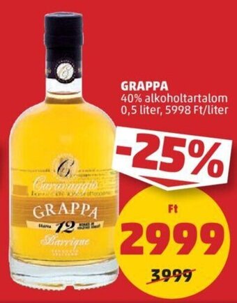 PENNY Grappa 0,5 l ajánlat