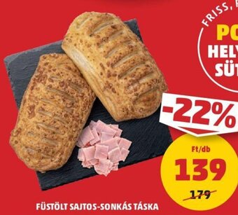 PENNY Füstölt sajtos-sonkás táska 1 db ajánlat