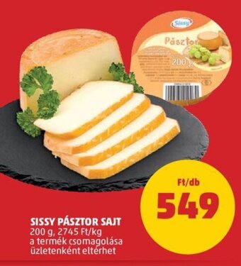 PENNY Sissy Pásztor sajt 200 g ajánlat