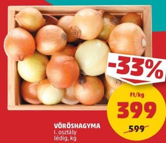 PENNY Vöröshagyma 1 kg ajánlat