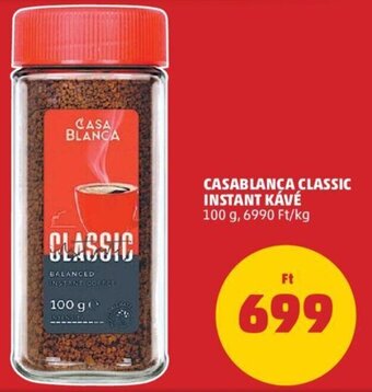 PENNY Casablanca Classic instant kávé 100 g ajánlat