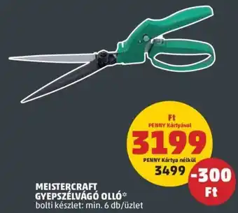 PENNY Meistercraft Gyepszélvágó olló 1 db ajánlat
