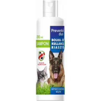 Preventol duo bolha- és kullancsriasztó sampon kutyáknak és macskáknak 200 ml