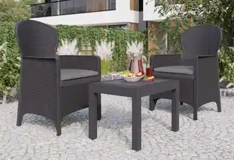 Nizano kerti szett, antracit/szürke
