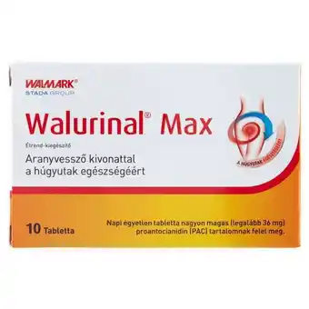 Rossmann Walurinal max tabletta aranyvessző kivonattal - 10 db ajánlat