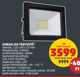 Omega Led fényvető 1 db