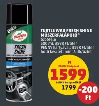Turtle Wax Fresh shine műszerfalápoló 500 ml
