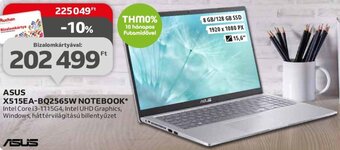 Auchan Asus X515ea-bq2565w notebook 1 db ajánlat