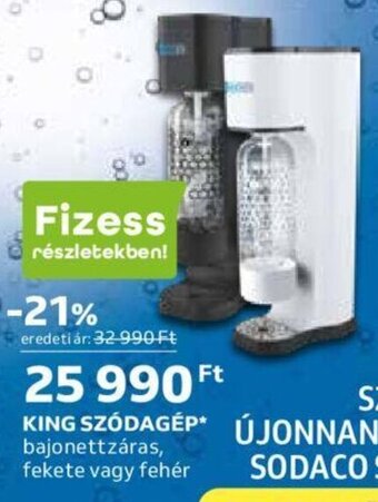 Auchan Sodaco King szódagép 1 db ajánlat
