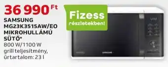 Samsung Mg23k3515qw/eo mikrohullámú sütő 1 db