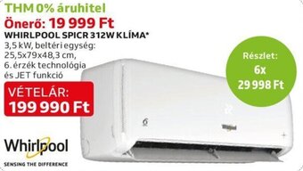 Auchan Whirlpool Spicr 312w klíma 1 db ajánlat