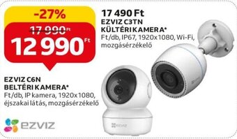 Auchan Ezviz C6n beltéri kamera 1 db ajánlat