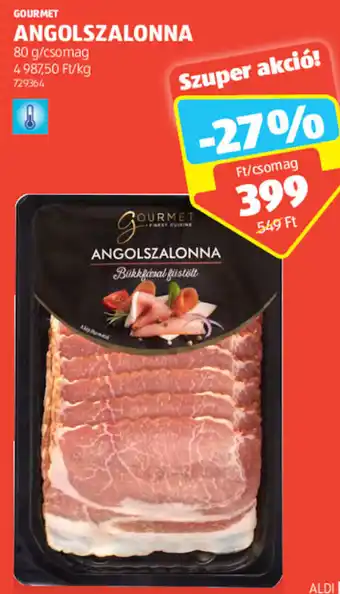 ALDI Gourmet Angolszalonna 80 g ajánlat