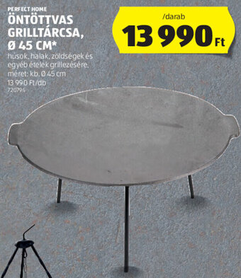 ALDI Perfect Home Öntöttvas grilltárcsa 1 db ajánlat
