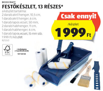 ALDI Deco Craft Festőkészlet 13 részes ajánlat