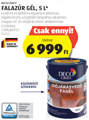 ALDI Deco Craft Falazúr gél 5 l ajánlat