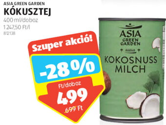 ALDI Asia Green Garden Kókusztej 400 ml ajánlat
