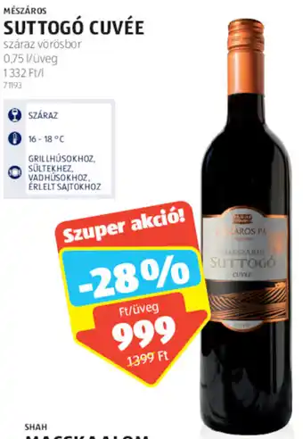ALDI Mészáros Suttogó cuvée 0,75 l ajánlat