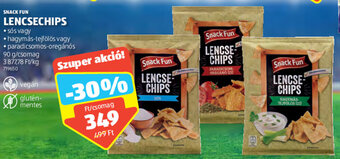 ALDI Snack Fun Lencsechips 90 g ajánlat