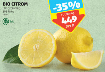 ALDI Bio citrom 500 g ajánlat