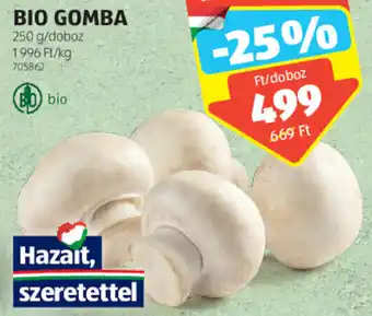 ALDI Bio gomba 250 g ajánlat