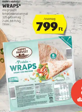 ALDI Happy Harvest Wraps 320 g ajánlat