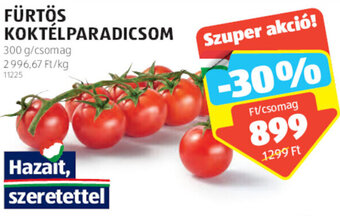 ALDI Fürtös koktélparadicsom 300 g ajánlat