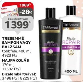 Tresemmé sampon vagy balzsam 400 ml / hajpakolás 170 ml