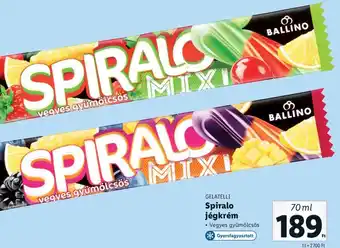 Lidl Gelatelli Spiralo jégkrém 70 ml ajánlat