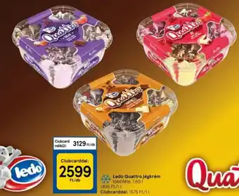 Tesco Ledo Quattro jégkrém 1,65 l ajánlat