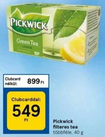 Tesco Pickwick filteres tea 40 g ajánlat