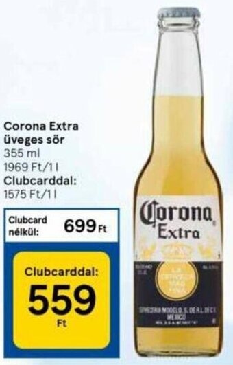 Tesco Corona Extra üveges sör 355 ml ajánlat