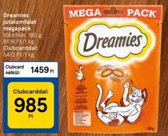 Tesco Dreamies Jutalomfalat megapack 180 g ajánlat