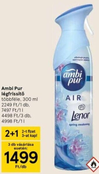 Tesco Ambi Pur Légfrissítő 300 ml ajánlat
